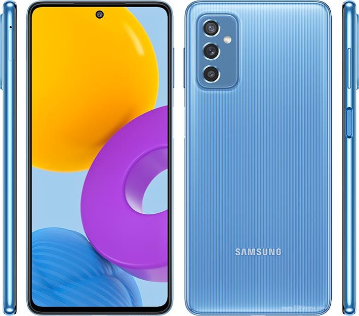Refurbished Phone Samsung Galaxy M52 5G 6.7 inch 8GB+128GB dual sim 64mp+32mp 5000mah clean screen Samsung M52 smartphone
