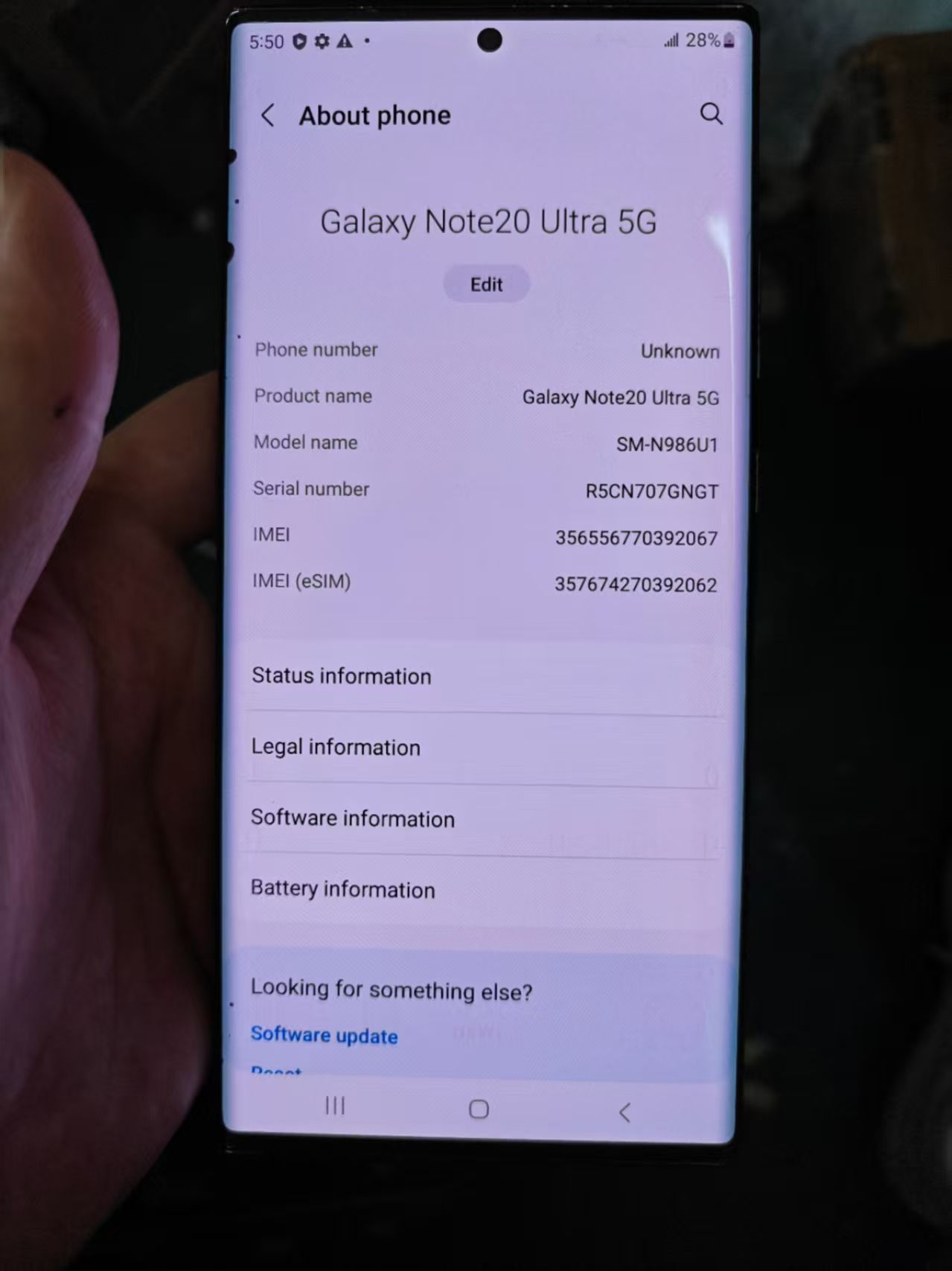 Special offer: Refurbished Phone Samsung Galaxy Note 20 Ultra 6.9 inch 12GB+128GB single sim 108mp+10mp 4500mah screen Special offer  Rewith dots the same as the photos smartphone Samsung Note 20Ultra