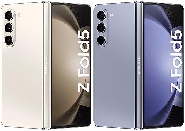 Refurbished Phone unlocked Samsung Galaxy Z Fold5 7.6inch 12GB+256GB/512GB single sim 4400mah 50mp+10mp  Samsung  Z Fold5 smartphone