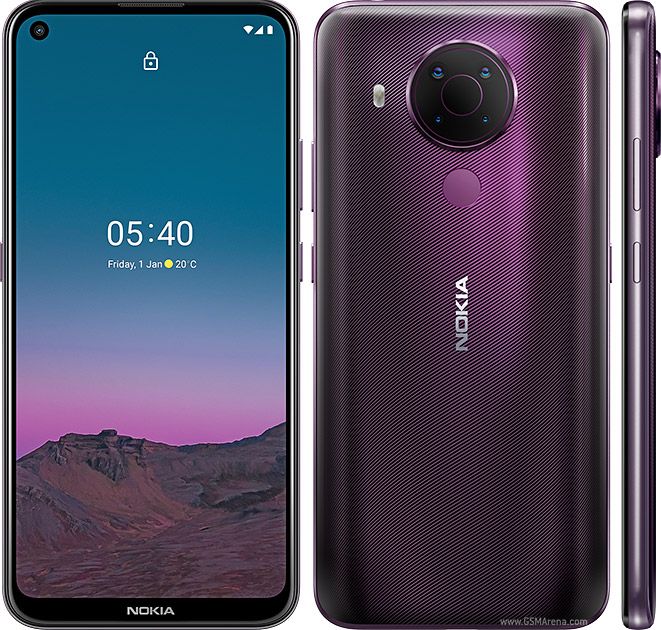 Refurbished Phone Nokia 5.4 6.39 inch 4GB+128GB dual sim 4000 mah 48mp+16mp clean screen clean smartphone