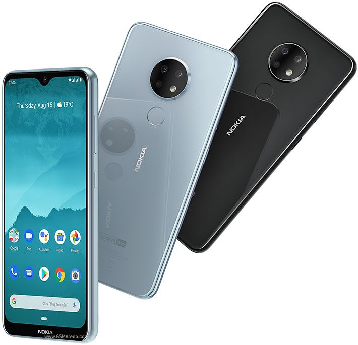 Refurbished Phone Nokia 6.2  6.3 inch 4GB+64GB dual sim 3500 mah 16mp+8mp clean screen clean smartphone
