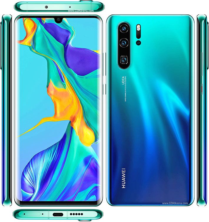 Refurbished Phone Huawei P30 pro 6.47 inch 6GB/8GB+128GB/256GB dual sim  40MP+32MP 4200mah clean screen huawei p30pro smartphone