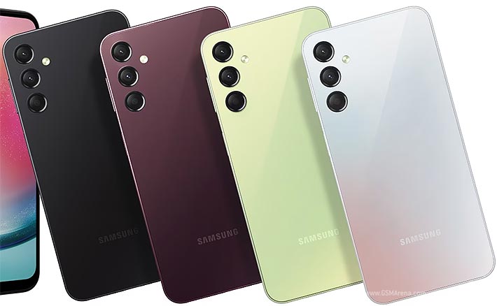 Refurbished Phone Samsung Galaxy A24 4G 6.5 inch 4GB+128GB single 50mp+13mp 5000mah clean screen Samsung  A24 4G smartphone