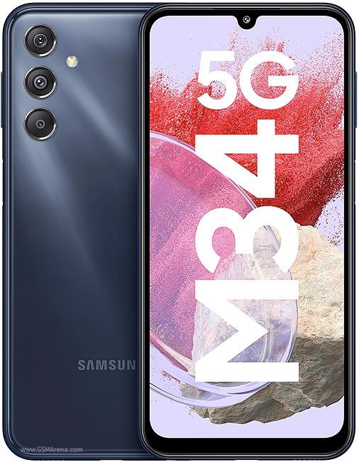 Refurbished Phone Samsung Galaxy M34 5G 6.5 inch 6GB+128GB dual sim 50mp+13mp 6000mah clean screen Samsung M34 5G smartphone