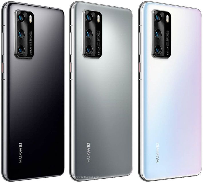 Refurbished Phone Huawei P40 6.1inch 8GB+128GB/256GB dual sim clean screen HarmonyOS version 50mp+32mp 3800mah Huawei P40 smartphone