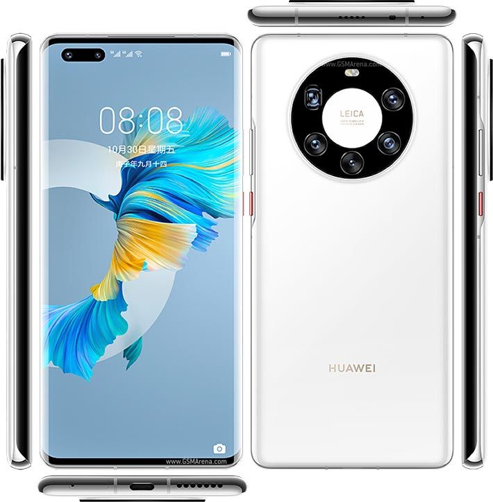 Refurbished PhoneHuawei Mate 40 Pro+ 6.76 inch 8GB+256GB dual sim clean screen HarmonyOS version 50mp+13mp 4400mah Huawei Mate40 Pro+ smartphone