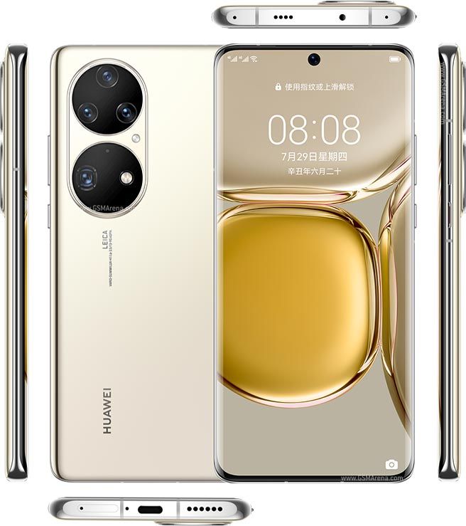 Refurbished Phone Huawei P50 Pro 6.6 inch 8GB+128GB/256GB dual sim clean screen HarmonyOS version 64mp+13mp 4360mah Huawei P50pro smartphone