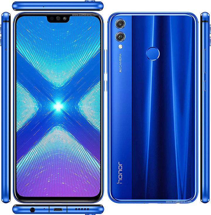 Refurbished Phone Honor 8X 6.57 inch 6GB+128GB dual sim clean screen 20mp+16mp 3750mah honor8X smartphone