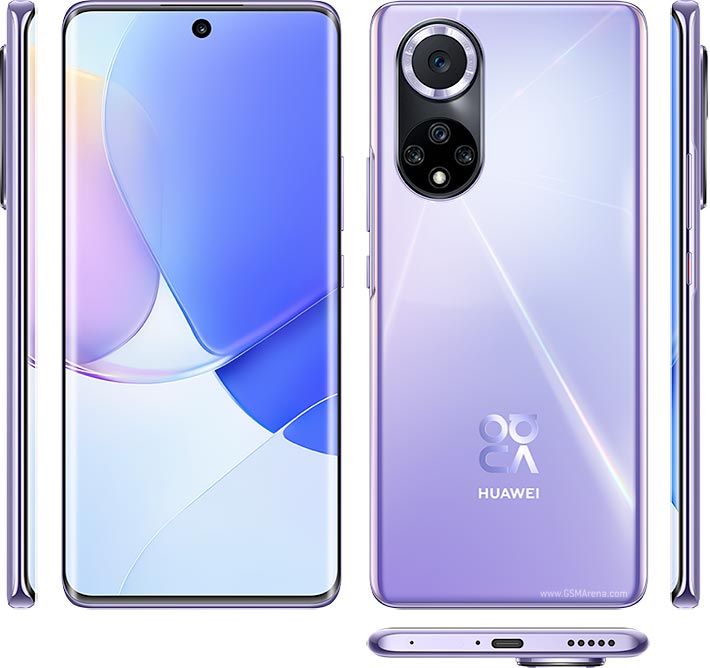 Refurbished Phone Huawei nova 9 6.57 inch 8GB+128GB/256GB dual sim clean screen 50mp+32mp 4300mah Huawei nova9 smartphone
