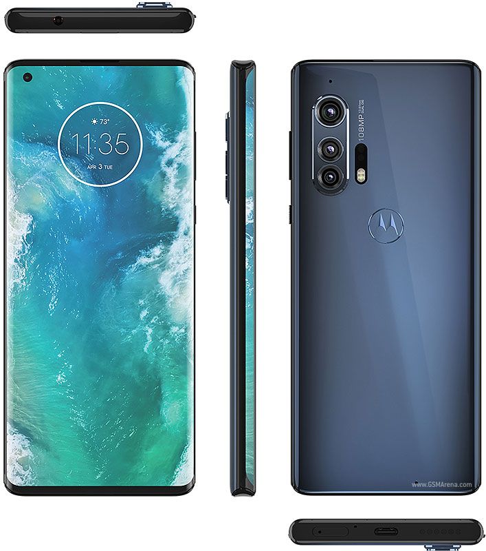 Refurbished Phone Motorola Edge+ (2020) 6.7 inch 12GB+256GB single sim 108mp+25mp 5000mah clean screen Motorola Moto Edge plus smartphone