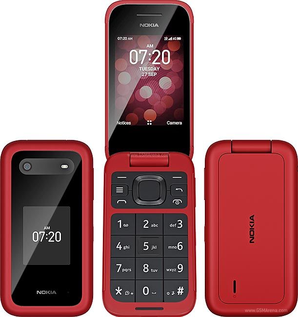 Refurbished Phone Nokia 2780 Flip 2.7 inch 512MB+4GB single sim 1450mah clean screen Nokia Featured Phone Nokia mobile phone