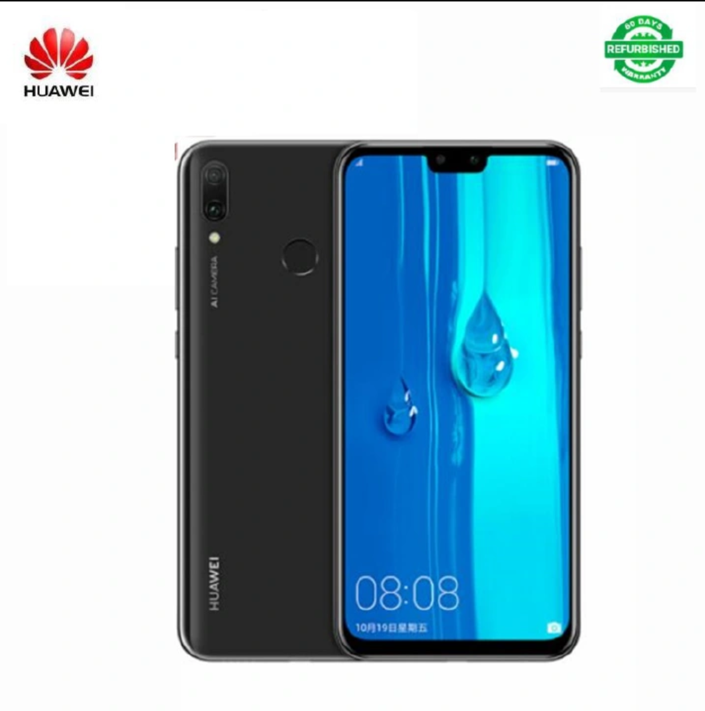 Refurbished Huawei Y7 Prime 2019 4G+64GB 6.5 inch Huawei enjoy 9 plus Smartphone 4000mAh 13mp+16mp smartphone