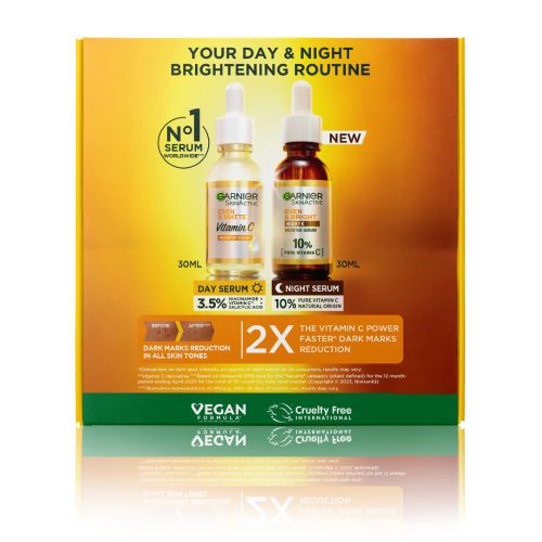 Garnier Day & Night Vitamin C Booster Serum Routine Pack