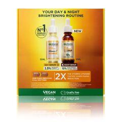 【Discounted】Garnier Day & Night Vitamin C Booster Serum Routine Pack