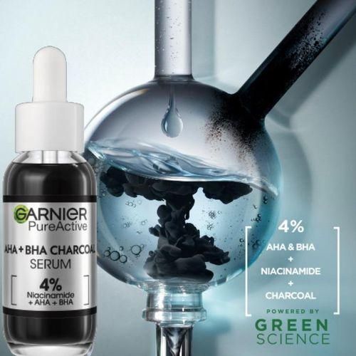 【Promotion】Garnier Charcoal Serum With AHA+BHA 30ml Twin Pack