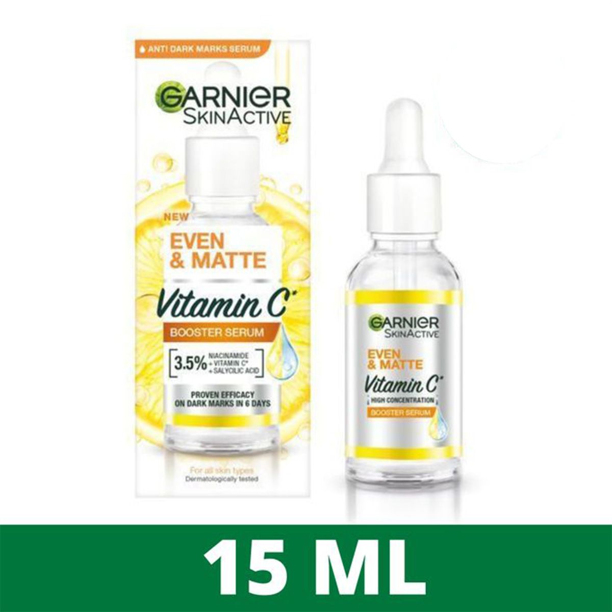 Garnier Even & Matte Vitamin C Booster Serum 15ml 15ML