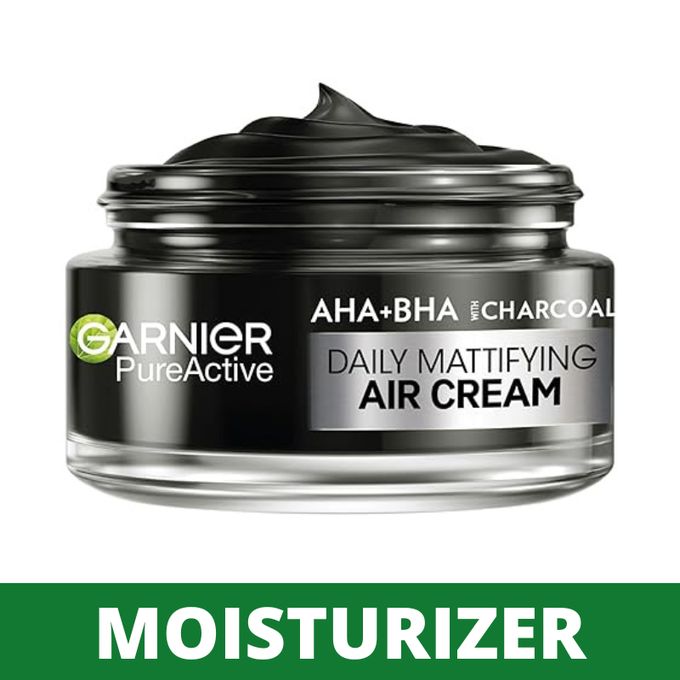 【Discounted】Garnier AHA+BHA Charcoal Mattifying Air Moisturizing Cream