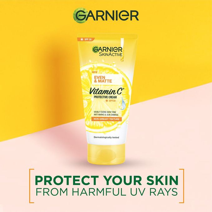 【Discounted】Garnier Even & Matte Vitamin C Sunscreen SPF30 50ml