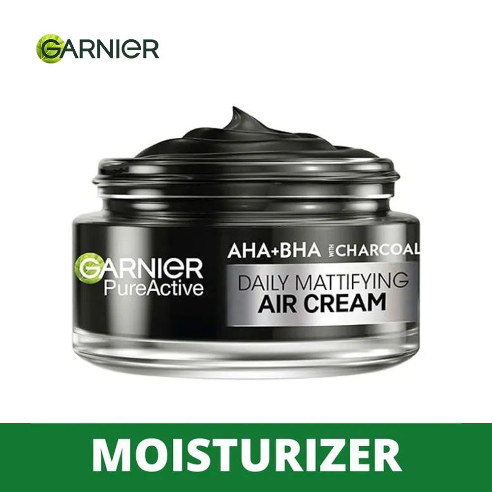 【Discounted】Garnier AHA+BHA Charcoal Mattifying Air Moisturizing Cream