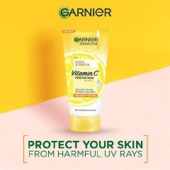 【Discounted】Garnier Eventone Day Routine Kit: Even & Matte Vitamin C Cleansing Foam 50ml + Serum 15ml+ Sunscreen Spf 30 50ml
