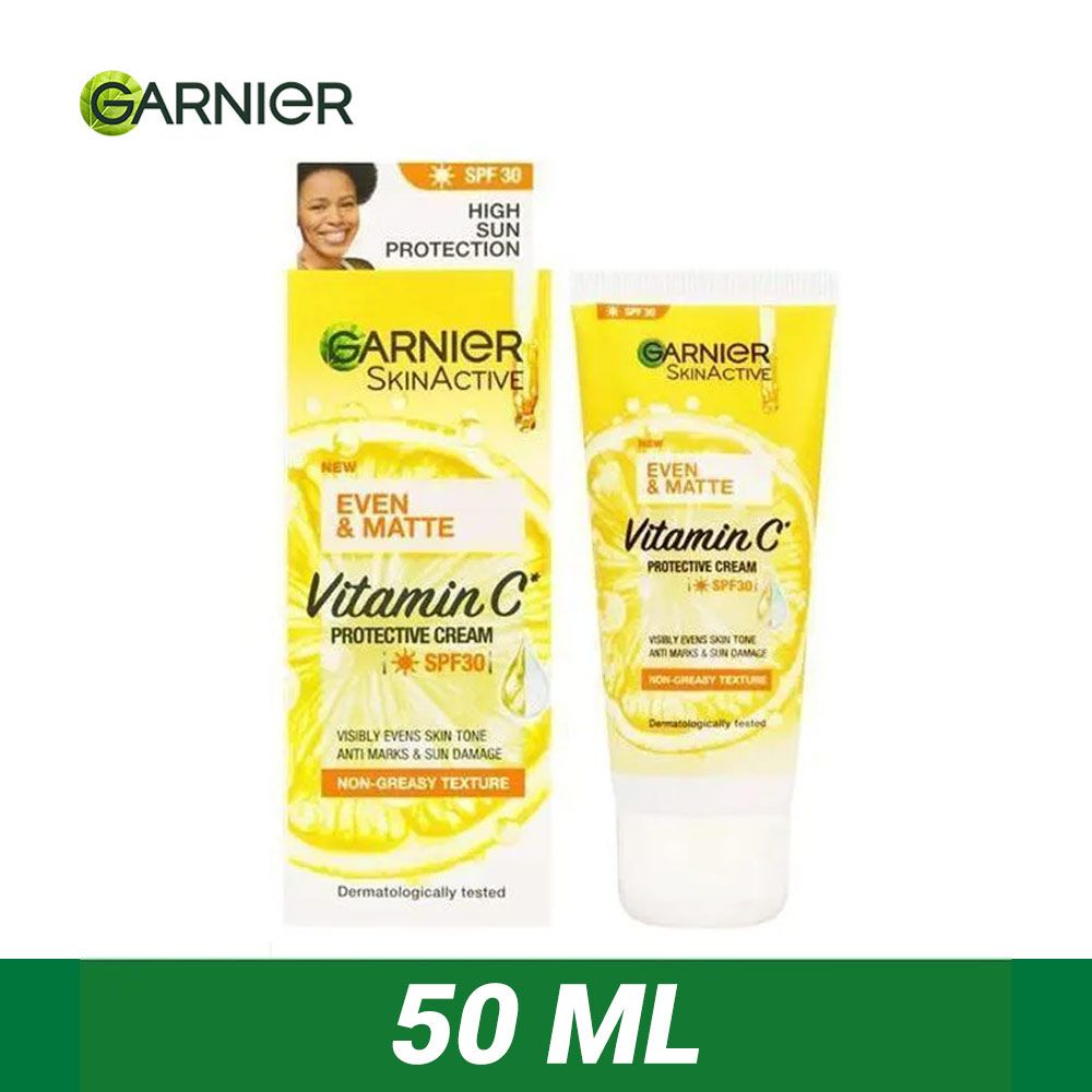 【Discounted】Garnier Even & Matte Vitamin C Sunscreen SPF30 50ml sunscreen,50ml