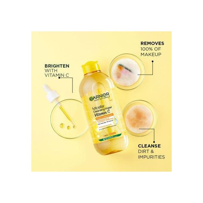 【Happy Year Deal】Garnier Eventone Night Essentials Kit(Even & Bright Vitamin C Night Serum + Even & Matte Micellar Water