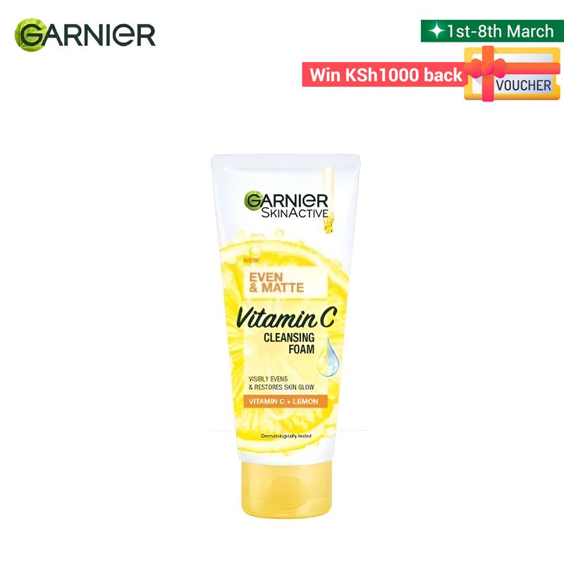 Garnier Even & Matte Gentle Cleansing Foam 50ml