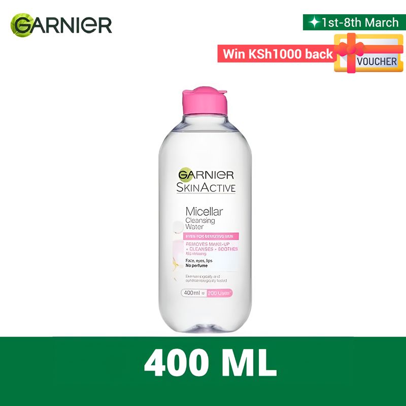 【Discounted】Garnier Micellar Cleansing Water For Sensitive Skin - 400ml