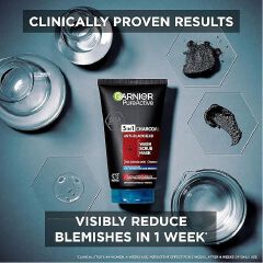 【Hot Deal】Garnier Pure Active 3 In1 Charcoal Anti Blackhead Mask Wash Scrub -50ml