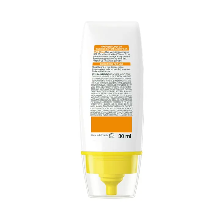 【Discounted】Garnier Super UV Invisible Serum Sunscreen  SPF 50 30ML-Pack of 2