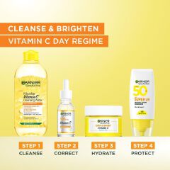 【Pack of 2】Garnier Skin Active Vitamin C Brightening Glow Jelly Moisturiser 50ml