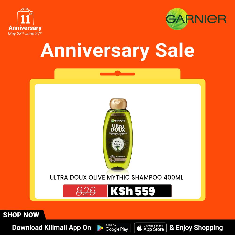 Garnier Ultra Doux Mythic Olive Shampoo 400ml