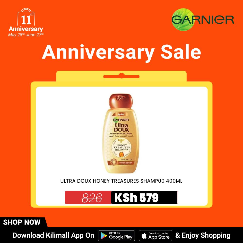 Garnier  Ultra Doux Honey Treasures Replenishing Shampoo 400ml
