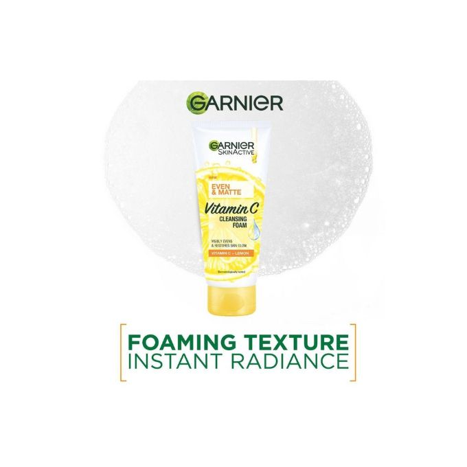 Garnier Even & Matte Day Cleanse & Treat Starter Pack: Day Serum 15ml + Cleansing Foam 50ml