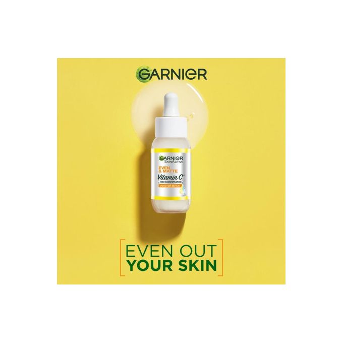 Garnier Even & Matte Day Cleanse & Treat Starter Pack: Day Serum 15ml + Cleansing Foam 50ml