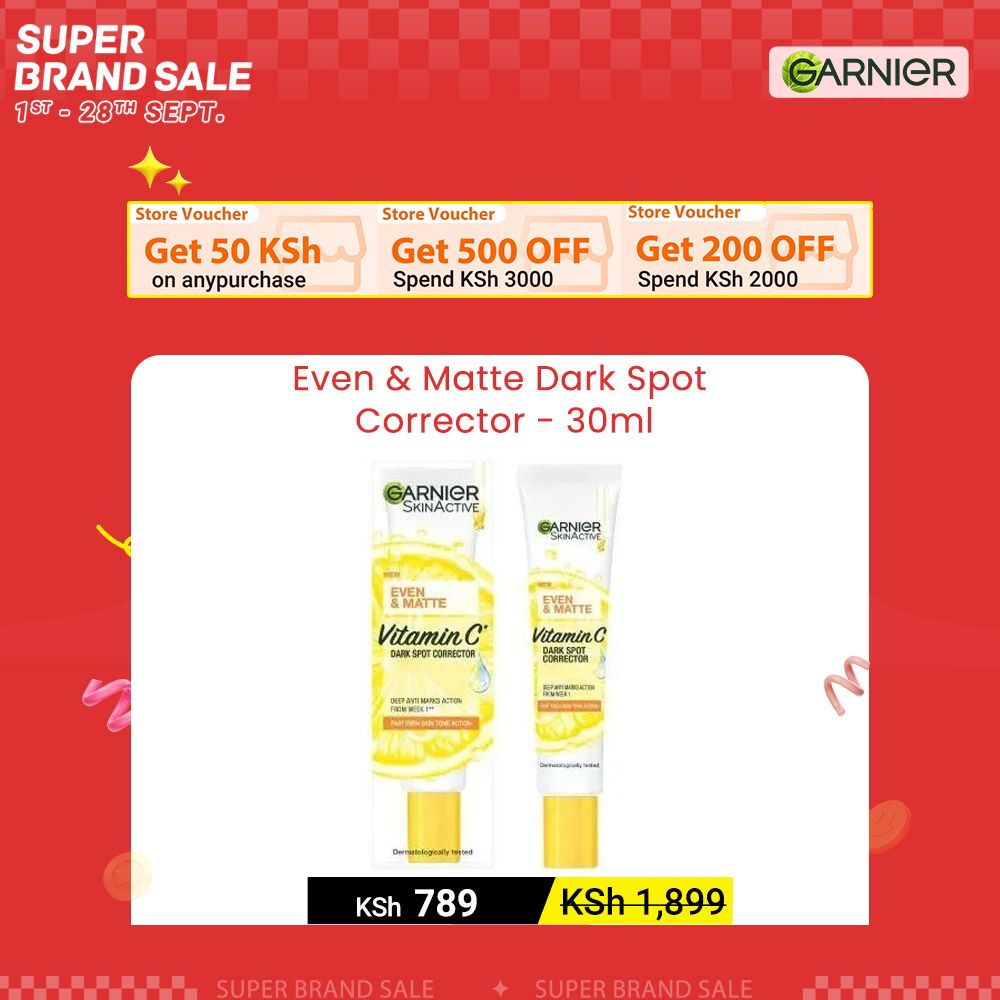 【Discounted】Garnier Even & Matte Dark Spot Corrector - 30ml