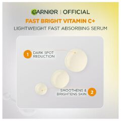 Garnier Even & Bright Booster Serum Vitamin C+ with  Niacinamide +Salicylic Acid