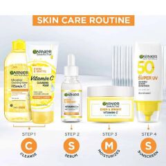 Garnier Even & Bright Booster Serum Vitamin C+ with  Niacinamide +Salicylic Acid