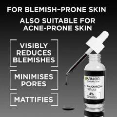 【Discounted】Garnier Acne Control Kit:  Pure Active Charcoal Wash+ Serum + Air Cream