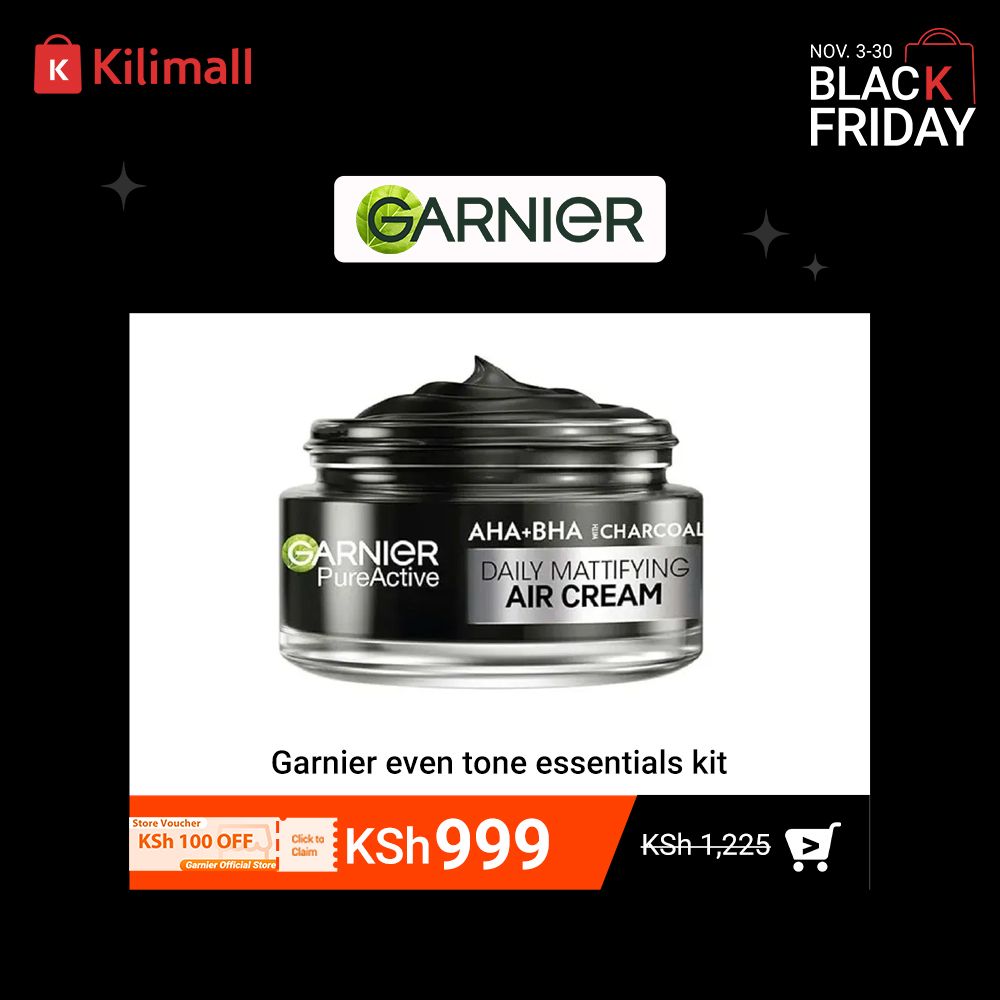【Discounted】Garnier AHA+BHA Charcoal Mattifying Air Moisturizing Cream