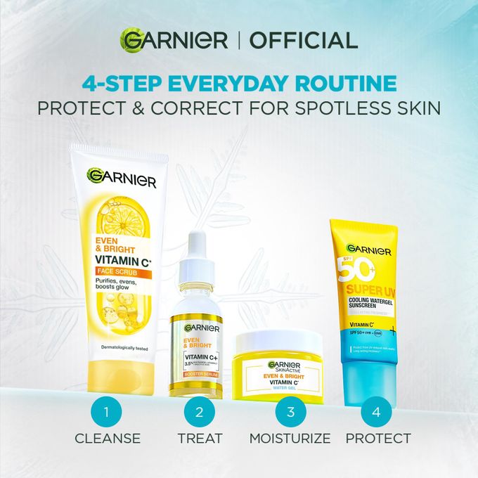 Garnier Super UV Cooling Watergel Sunscreen with Vitamin C & SPF 50 + UVB/UVA, Protects from UV Induced Dark Marks