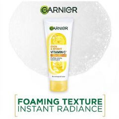 Garnier Even & Bright Cleansing Foam with Vitamin C And Lemon 50Ml