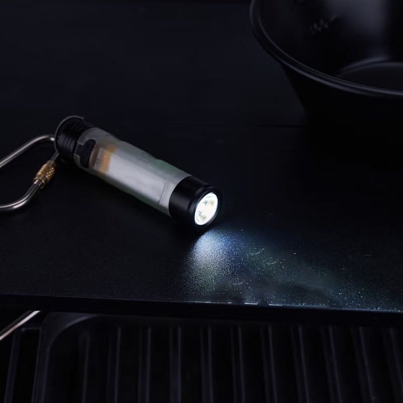 Mini Flashlight Outdoor Key Clip Cap Portable Led Lamp Long Endurance Emergency Relief Pocket Lighting Tool Rechargeable Small Torch