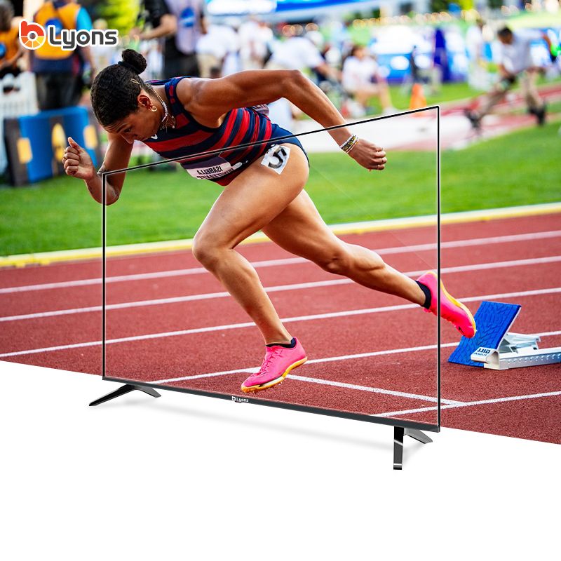 LYONS 50 Inch 4K Blutooth Frameless Smart TV HD with Netflix TV YouTube  Android  Energy Saving LES5002W /LST5001WWide Visual Angle Television Tv leg/stands Television Smart TVS 1G+8G