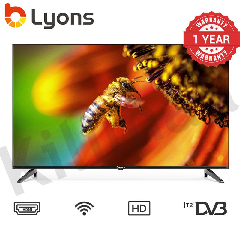 LYONS 50 Inch 4K Blutooth Frameless Smart TV HD with Netflix TV YouTube  Android  Energy Saving LES5002W /LST5001WWide Visual Angle Television Tv leg/stands Television Smart TVS 1G+8G