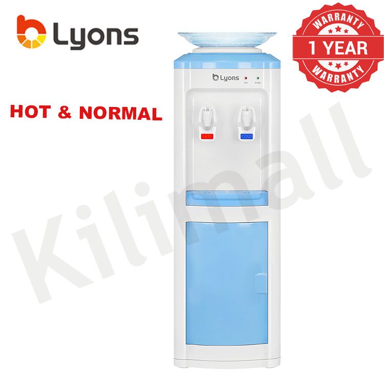 【Limited Offer！】LYONS AFK-108 Household Appliance Hot and normal standing Water Dispenser with Storage Cabinet 2 Faucets Kitchen Appliance big size【HOT！】