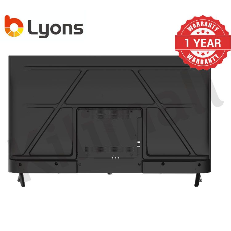 LYONS 43 Inch  Blutooth Frameless Smart TV HD with Netflix TV YouTube  Android  Energy Saving LST4305W Wide Visual Angle Television Tv leg/stands Television Smart TVS 1G+8G