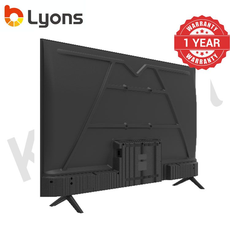 LYONS 55 Inch 4K Blutooth Frameless Smart TV HD with Netflix TV YouTube  Android  Energy Saving LST5503W Wide Visual Angle Television Tv leg/stands Television Smart TVS 1G+8G