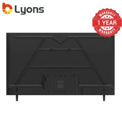 LYONS 55 Inch 4K Blutooth Frameless Smart TV HD with Netflix TV YouTube  Android  Energy Saving LST5504W Wide Visual Angle Television Tv leg/stands Television Smart TVS 1G+8G