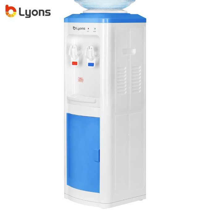 【Limited Offer！】LYONS AFK-108 Household Appliance Hot and normal standing Water Dispenser with Storage Cabinet 2 Faucets Kitchen Appliance big size【HOT！】